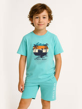 Boys Mint Green Summery Cotton Set