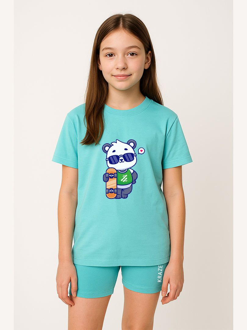 Krazebear-boys-tshirts-cotton-tees-short-set-mint_green-krazer-tiger-age-3-to-8-kids-clothes-australia-87