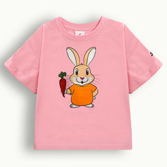 Krazebear-girls-tshirts-cotton-tee-pink-rabbit-age-3-to-12-kids-clothes-australia-2221_1_2