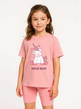 Krazebear-girls-tshirts-terry-swaetshirt-short-set-panda-unicorn-pink-age-3-to-8-kids-clothes-australia-15