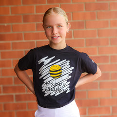 Happy Bee Graphic Cotton Tshirt