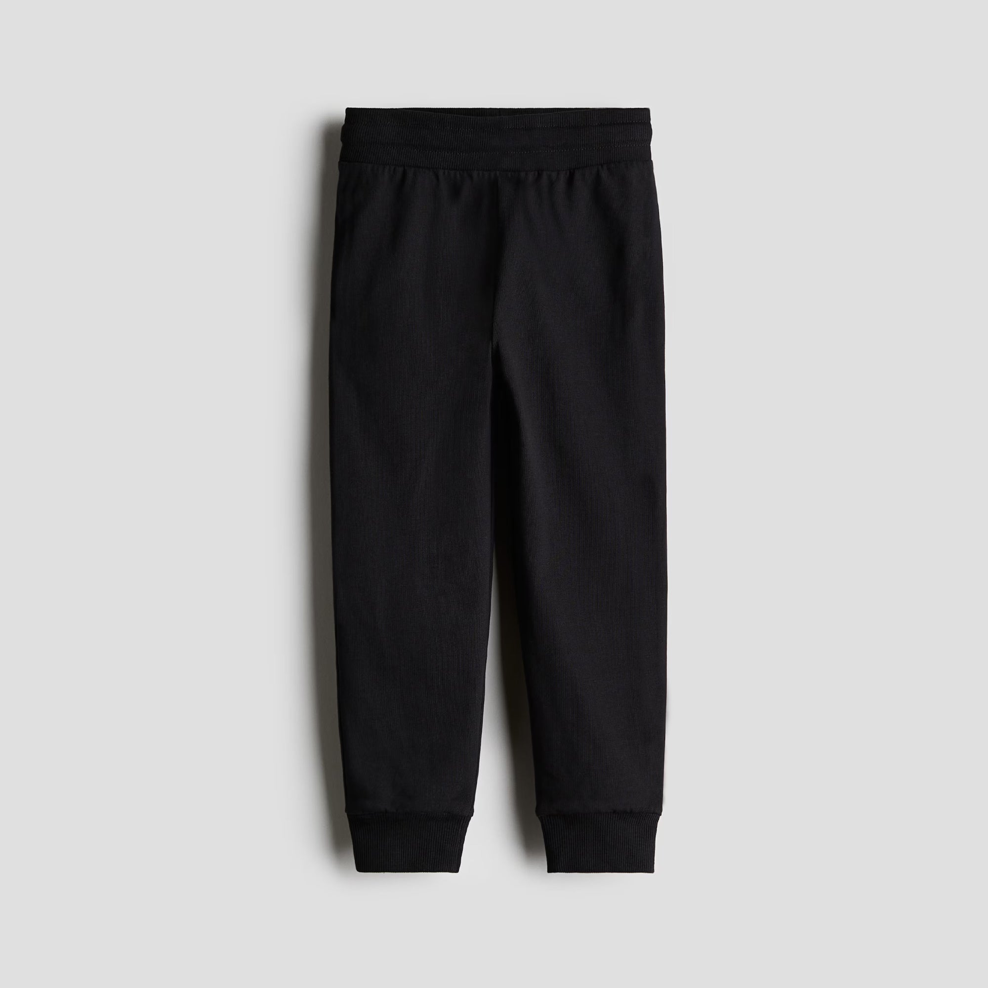 Boys black terry trouser