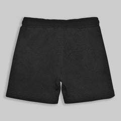 Black Cotton Shorts