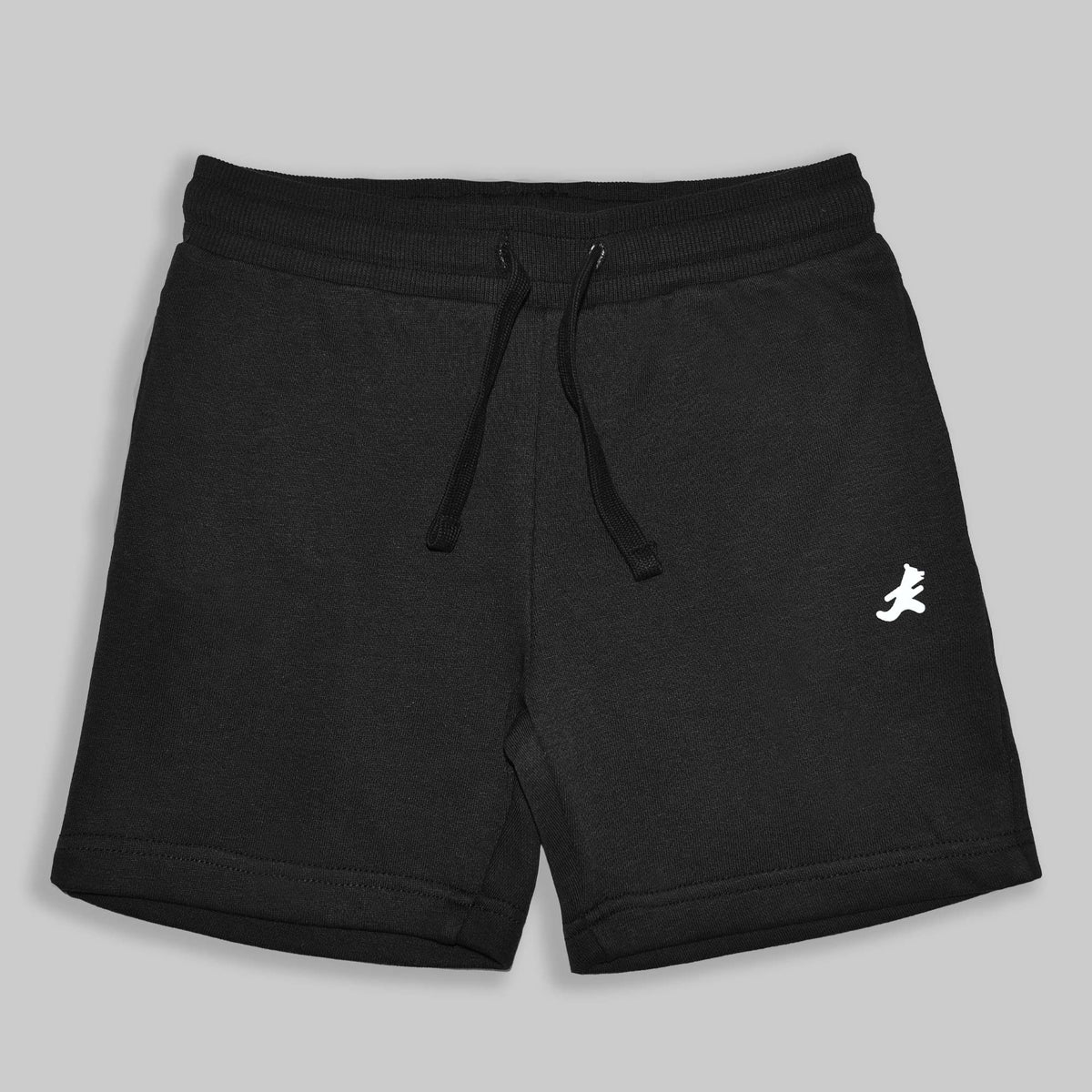 Black Bear Cotton Shorts