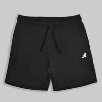 Black Cotton Shorts