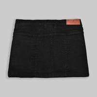 Black Denim Skirt