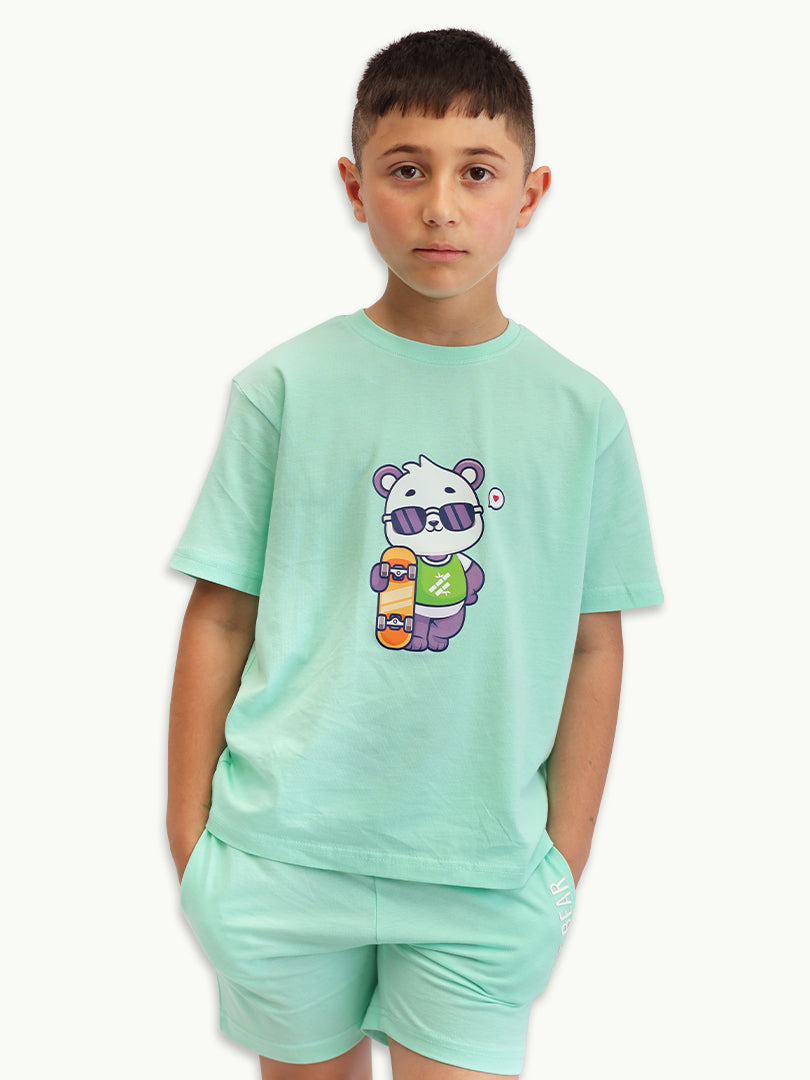 Krazebear-boys-tshirts-cotton-tees-short-set-mint_green-krazer-tiger-age-3-to-8-kids-clothes-australia-_13