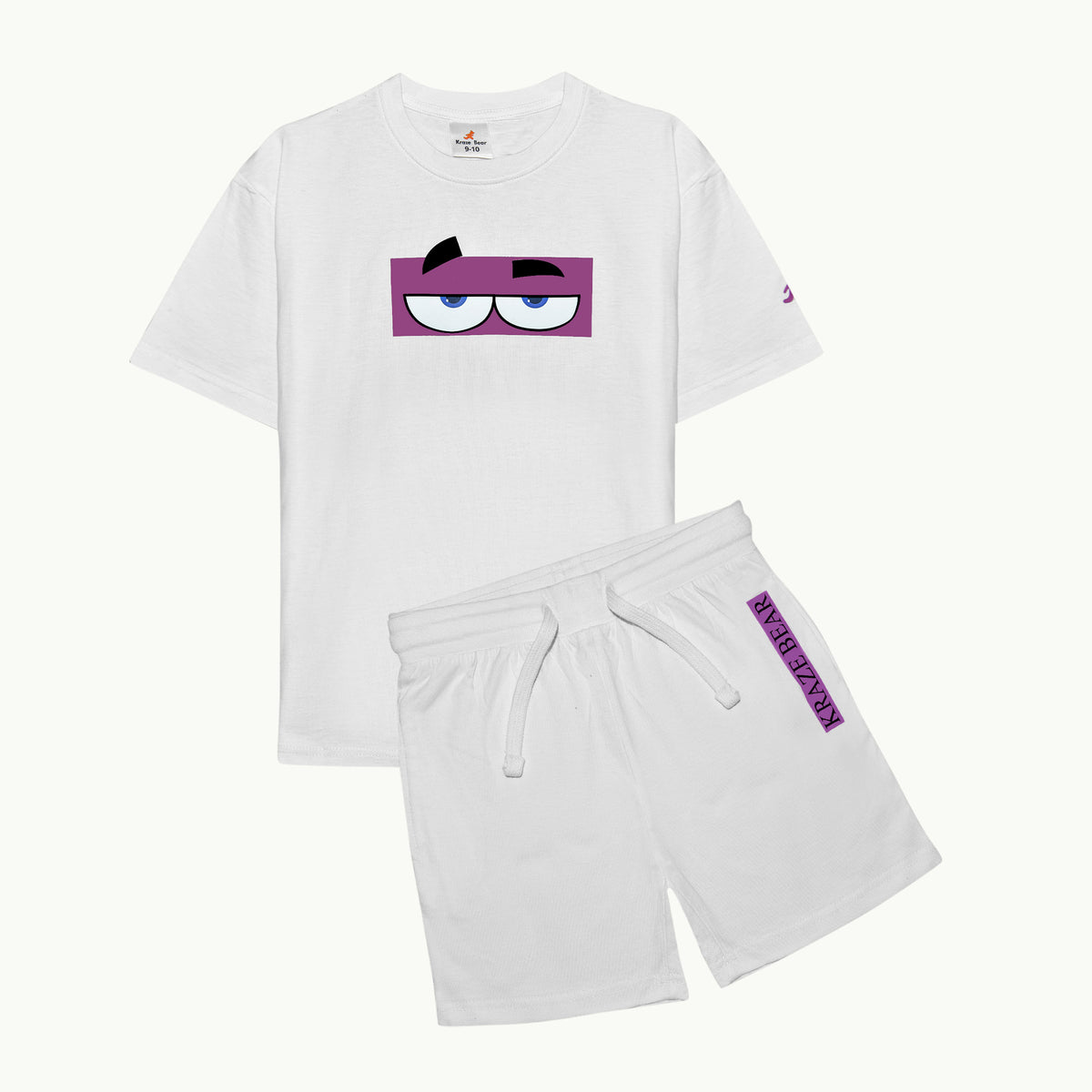 Krazebear-boys-tshirts-cotton-tees-short-set-white-krazer-tiger-age-9-to-13-kids-clothes-australia-_3