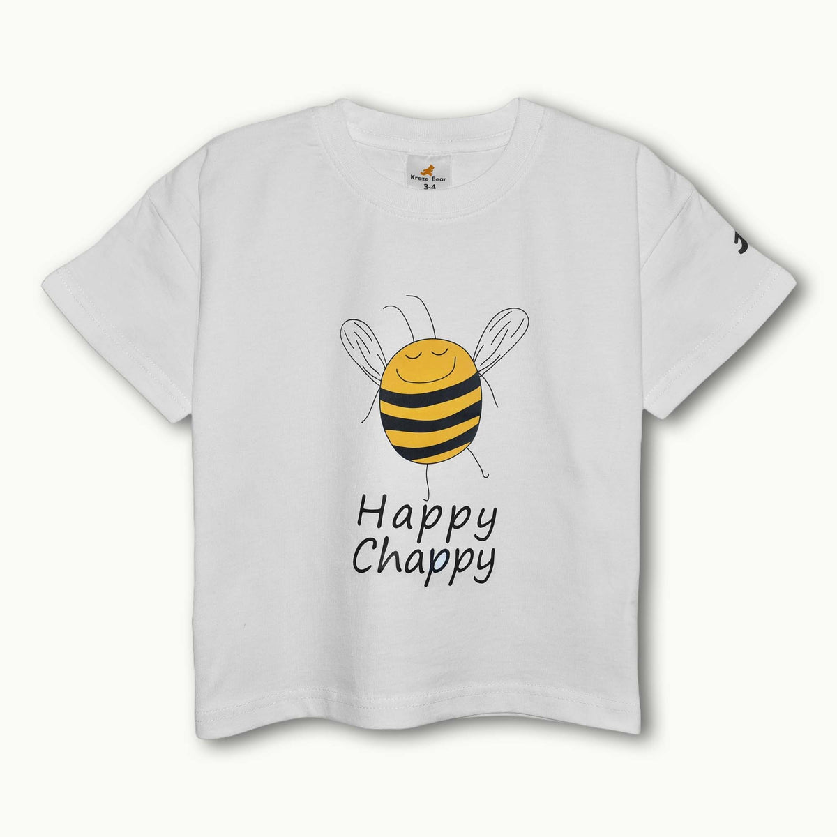 Krazebear-girls-tshirts-cotton-tee-white-happybee-age-3-to-12-kids-clothes-australia-2211_1