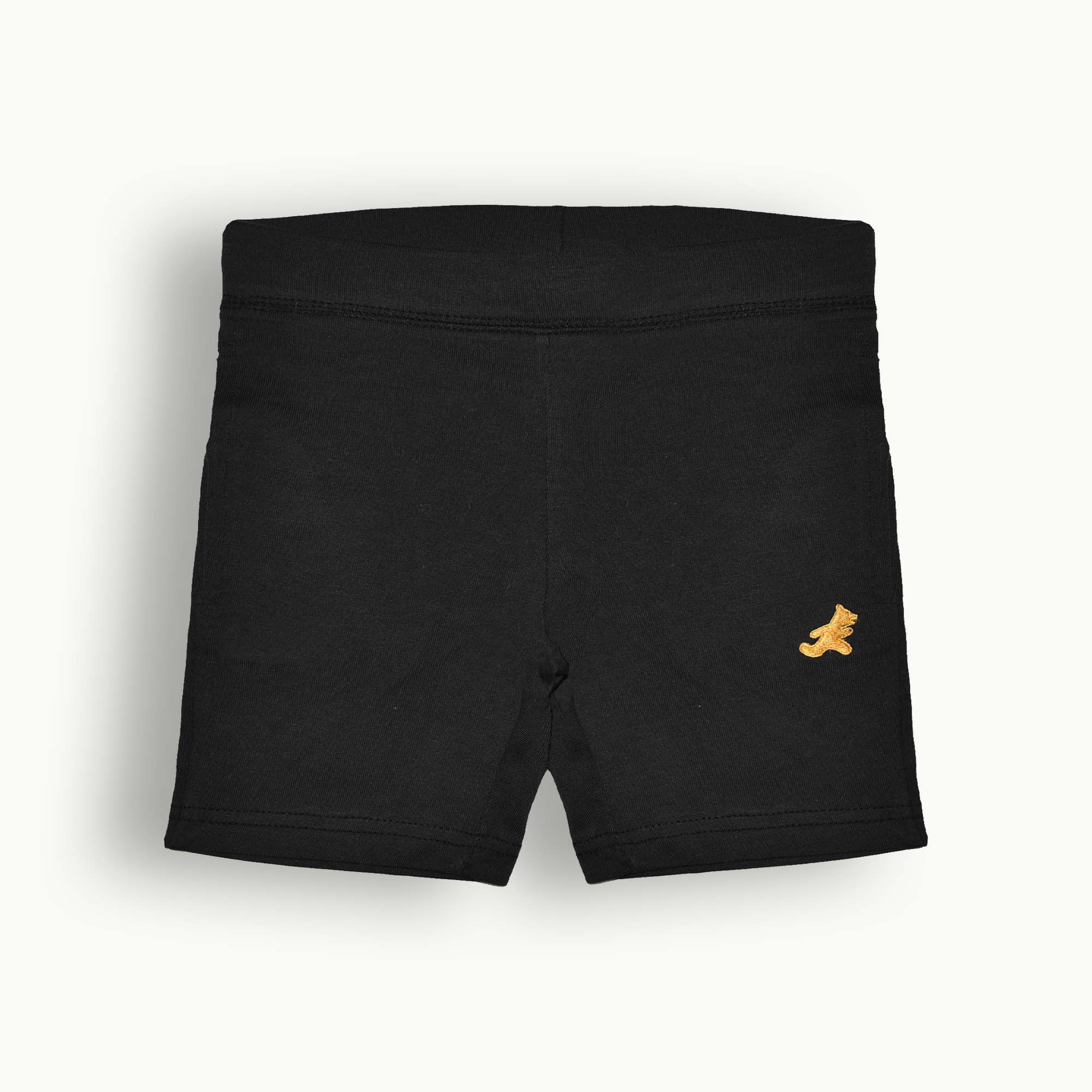 Krazebear-unisex-short-cotton-shorts-black-age-3-to-13-kids-clothes-australia-1003_2