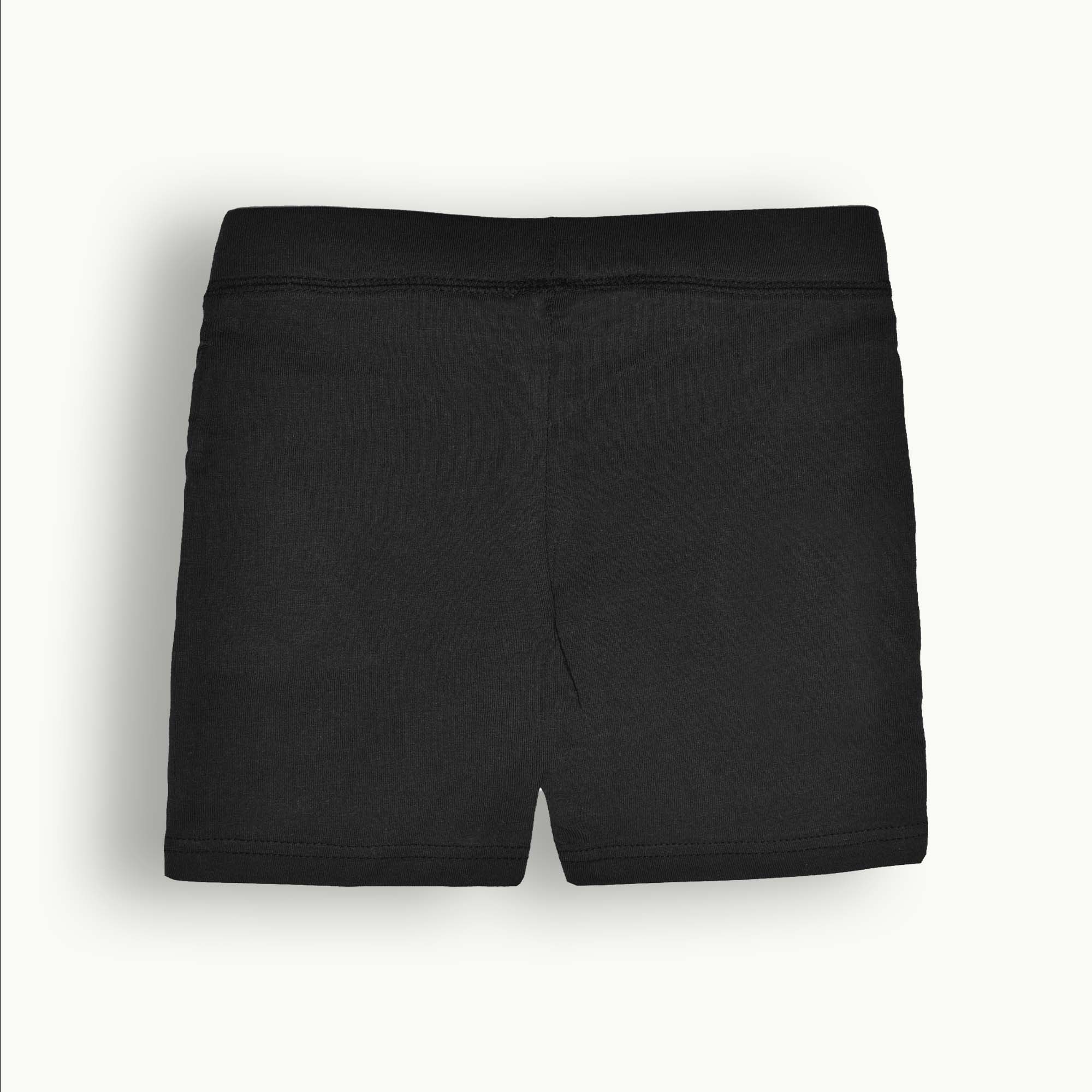 Krazebear-unisex-short-cotton-shorts-black-age-3-to-13-kids-clothes-australia-1003_1