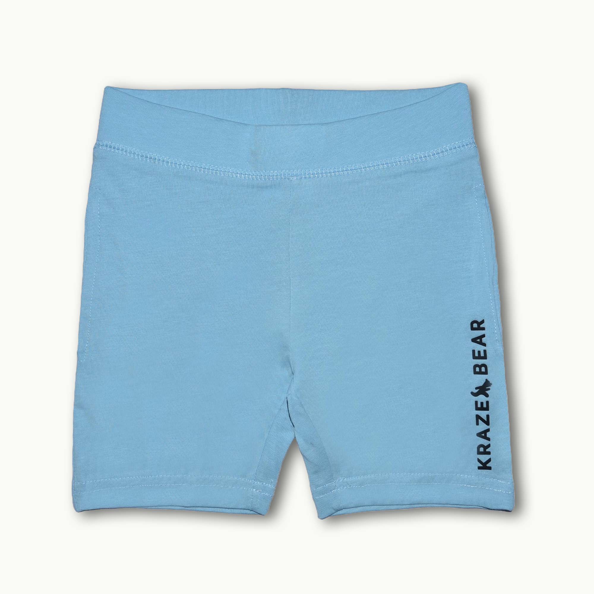 Krazebear-unisex-short-cotton-shorts-skyblue-age-3-to-13-kids-clothes-australia-2114_1