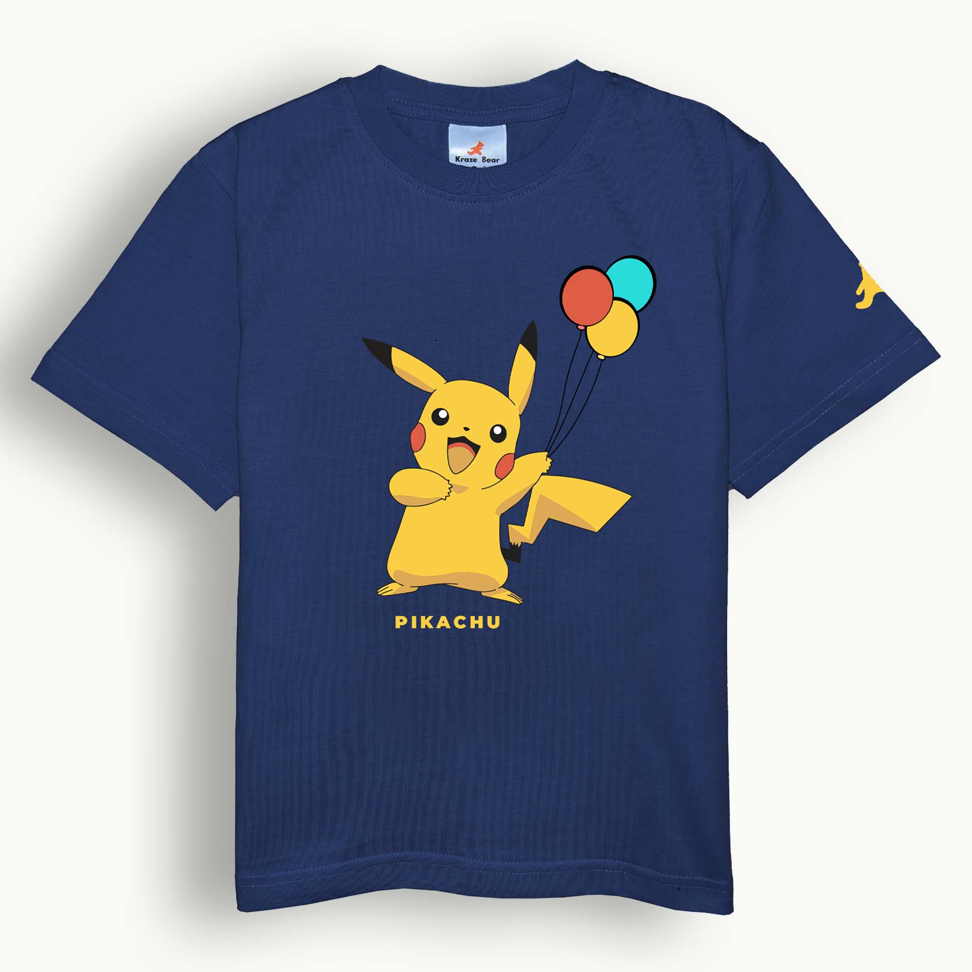 Krazebear-unisex-tshirts-cotton-tee-navyblue-pikachu-age-3-to-13-kids-clothes-australia-1031_1