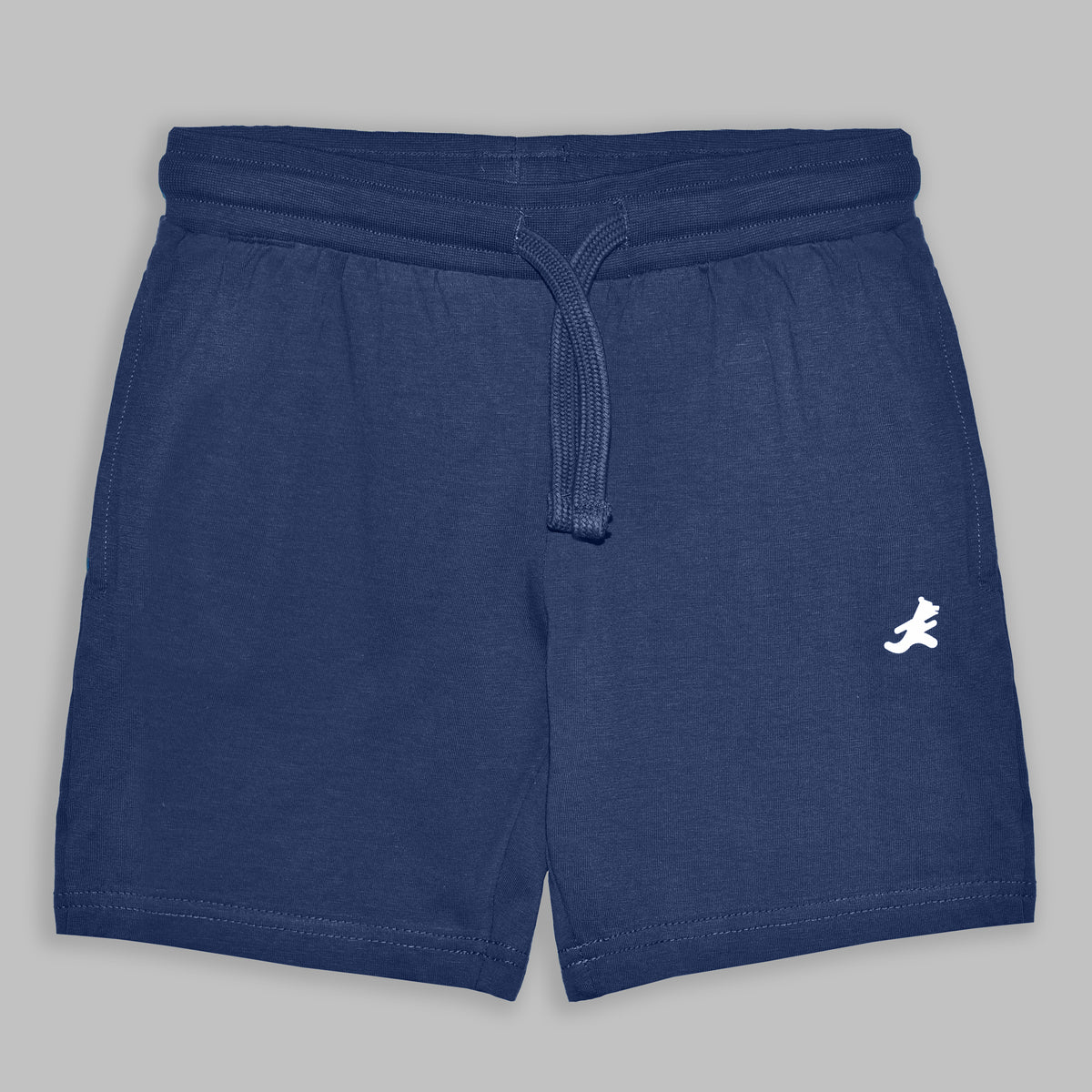 Blue Cotton Shorts