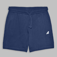 Blue Cotton Shorts