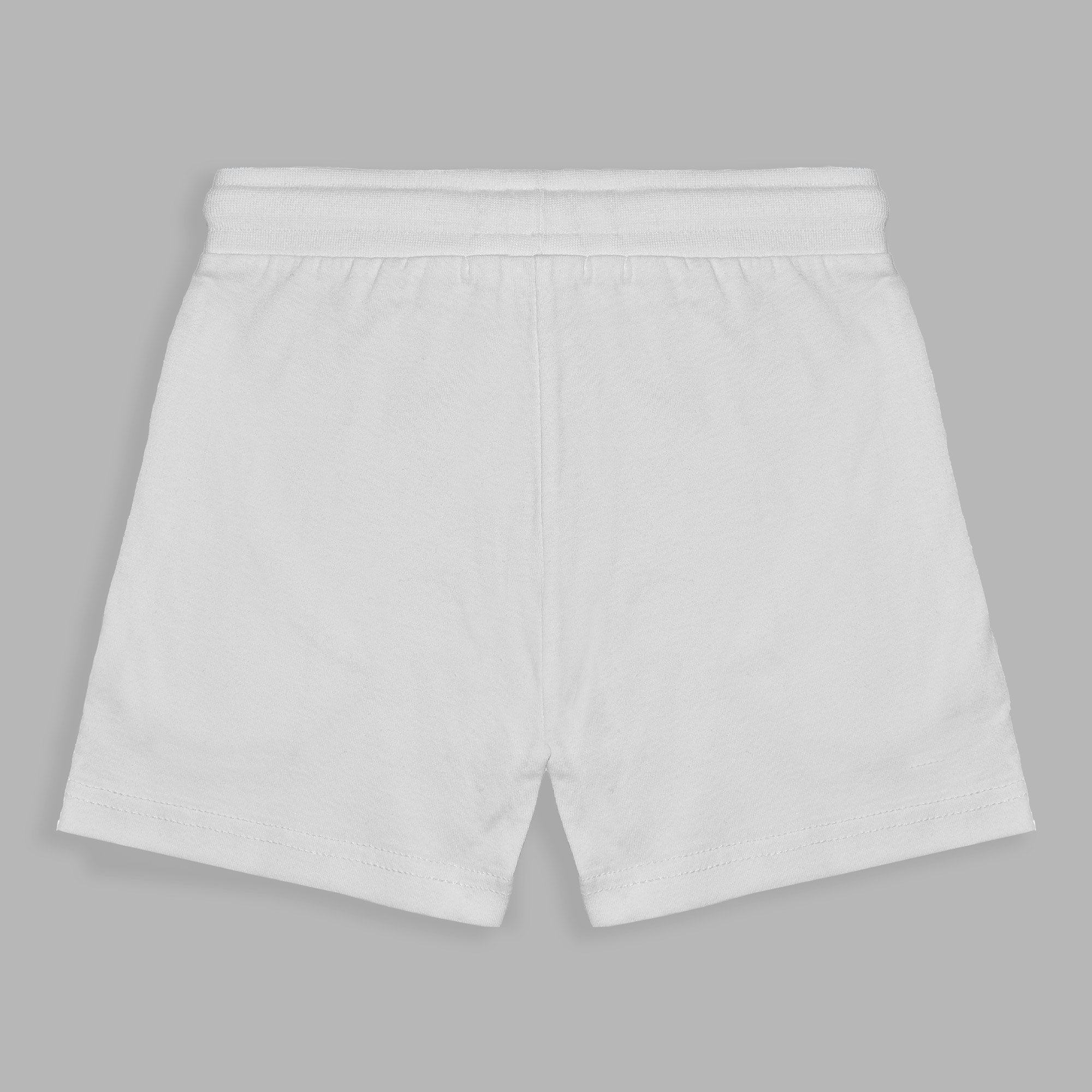 White Cotton Shorts