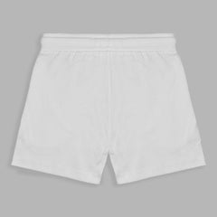 White Cotton Shorts