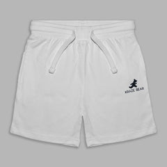 White Cotton Shorts